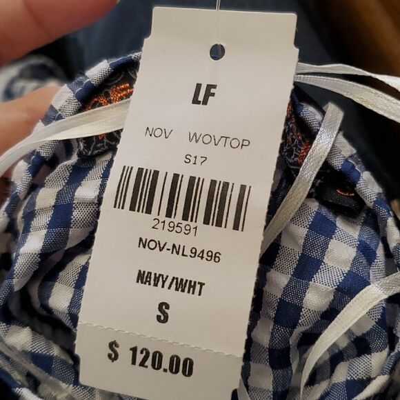 NWT! LF Qed London statement sleeve wrap top - Picture 8 of 10